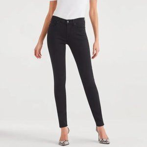 7 for all mankind | Skinny Black Jeans~24